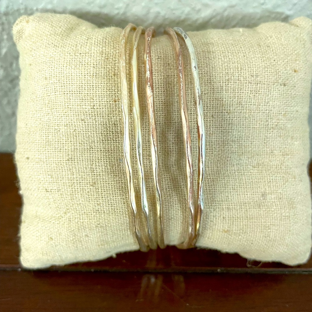 RUSTED Silver Stella & Dot Cuff
